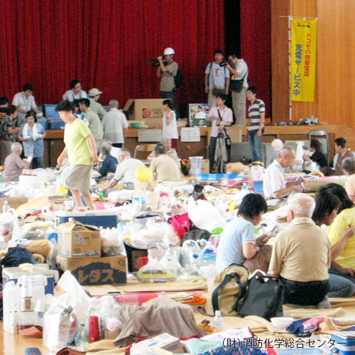 おくすり手帳:避難所で便利